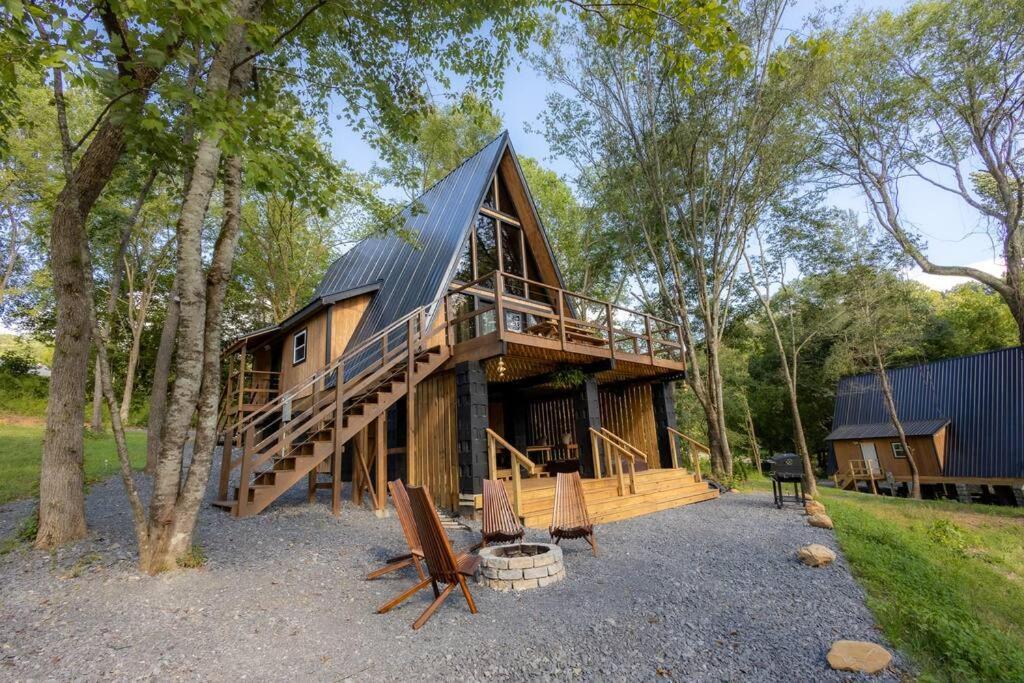 Valhalla Cabins Aframes With Hot Tubs & Sauna Cosby Εξωτερικό φωτογραφία