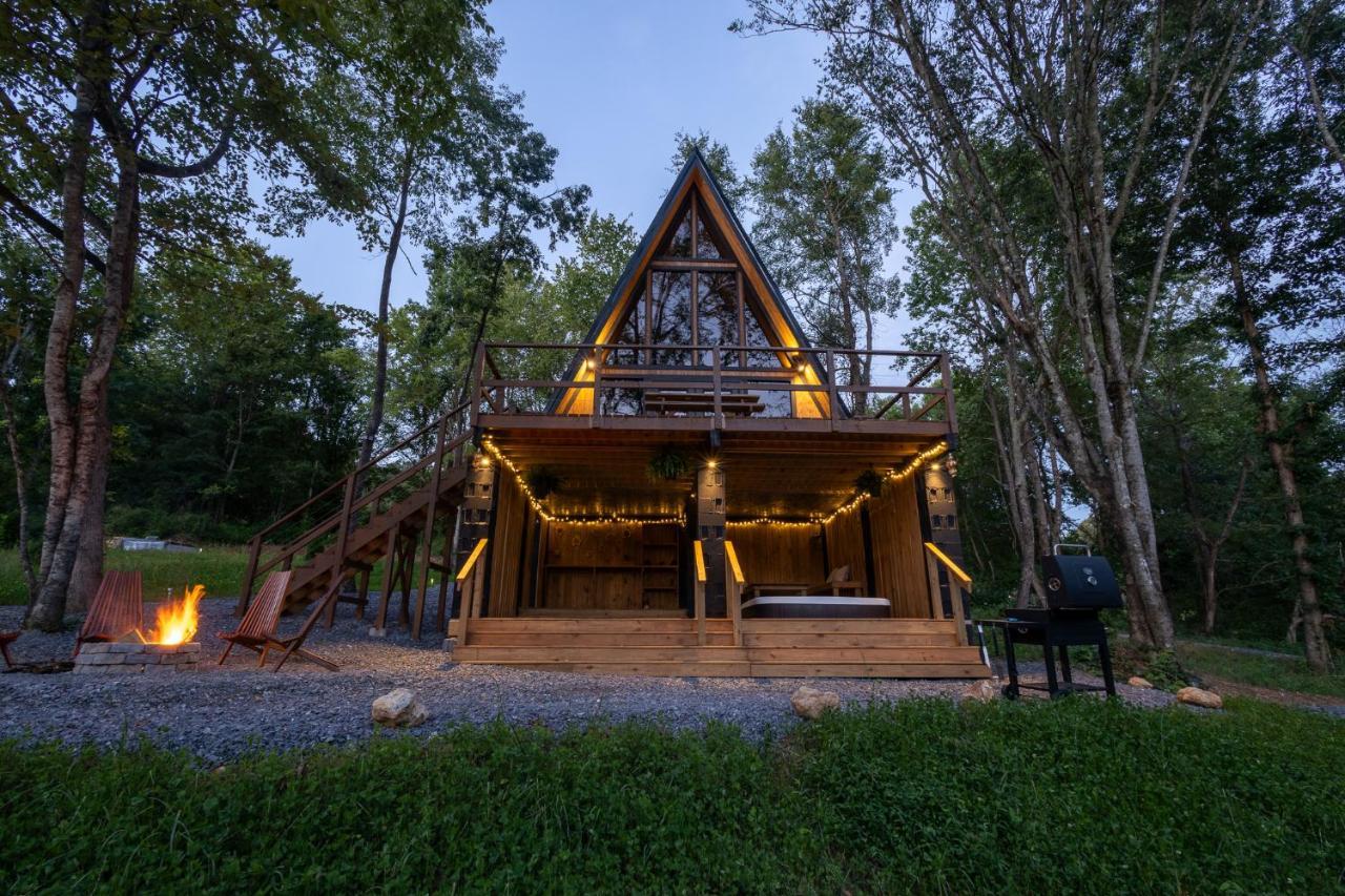 Valhalla Cabins Aframes With Hot Tubs & Sauna Cosby Εξωτερικό φωτογραφία