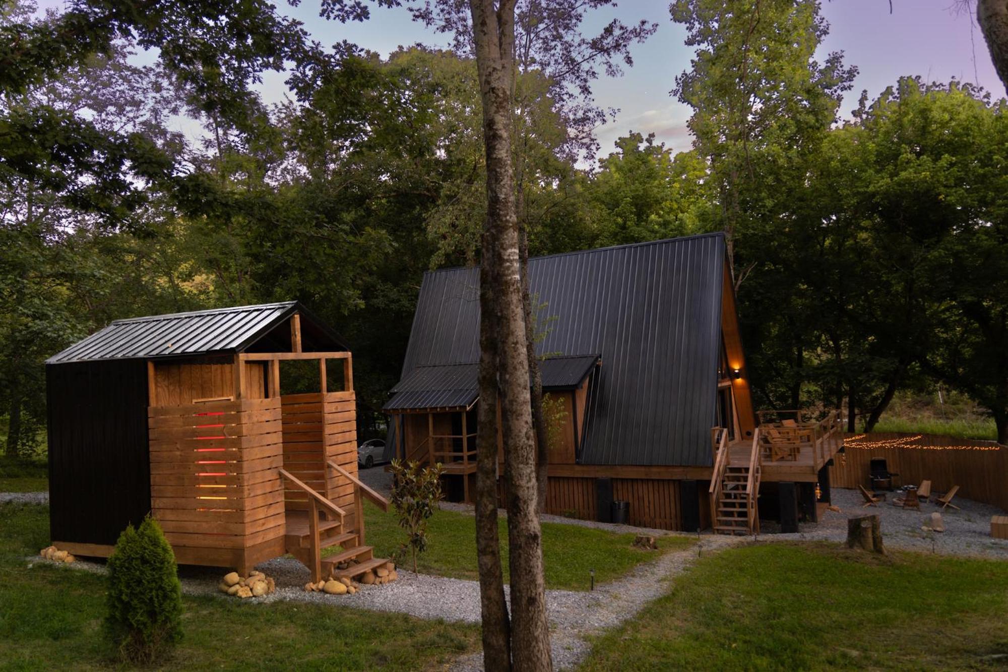 Valhalla Cabins Aframes With Hot Tubs & Sauna Cosby Εξωτερικό φωτογραφία