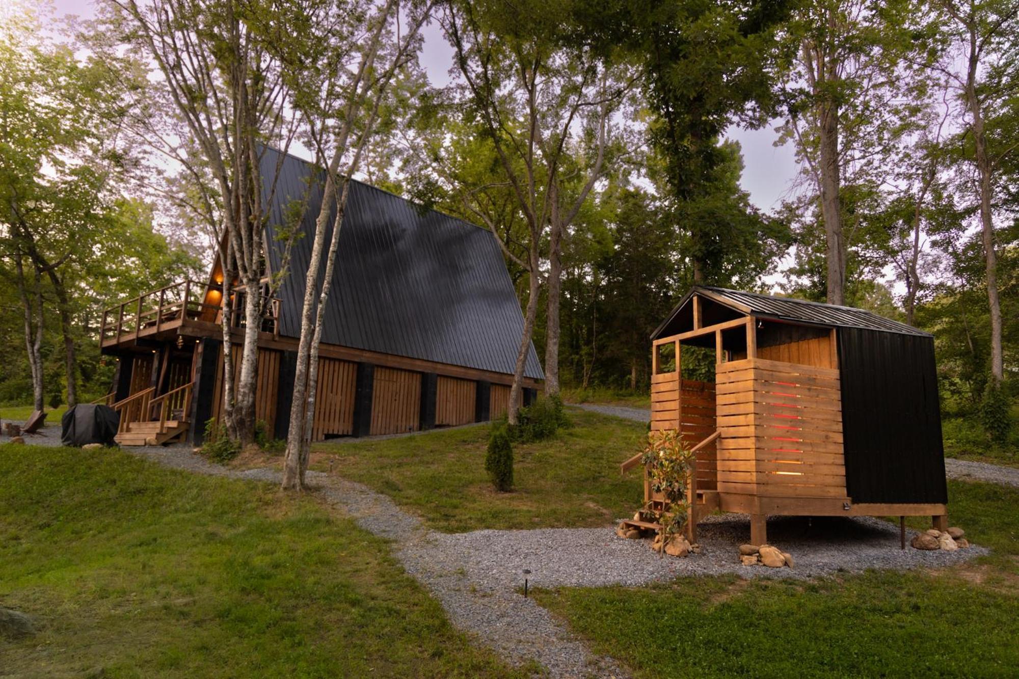 Valhalla Cabins Aframes With Hot Tubs & Sauna Cosby Εξωτερικό φωτογραφία